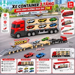 Đồ Chơi Ô Tô Mô Hình Cỡ Lớn Đa Năng – Xe Container, Xe Công Trình, Xe Điều Khiển Và Xe Biến Hình Cho Bé 3+ | Xkids