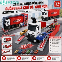Đồ Chơi Ô Tô Mô Hình Cỡ Lớn Đa Năng – Xe Container, Xe Công Trình, Xe Điều Khiển Và Xe Biến Hình Cho Bé 3+ | Xkids