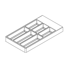 KHAY SEPARADO PHỦ INOX 550/30 / Hafele 556.70.040