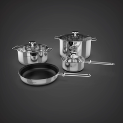 CWJ-070 / Bộ nồi Inox Junger 04 món