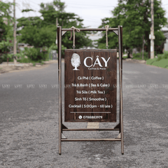 STANDEE GỖ GIÁ RẺ XƯỞNG SẢN XUẤT TRỰC TIẾP MẪU MÃ ĐỘC LẠ 1 MẶT- LUXI ...