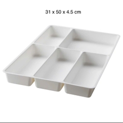Khay đựng đồ chia ngăn IKEA STODJA kích thước phù hợp với ngăn kéo, phong cách hiện đại
