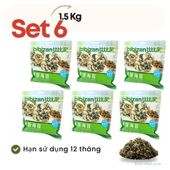 Rong biển trộn cơm ăn liền Bibizan gói túi zip 250g