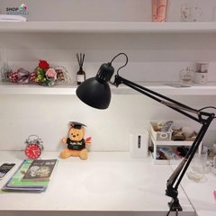 Đèn kẹp IKEA TERTIAL kẹp vào bàn, treo tường điều chỉnh ánh sáng tới nhiều vị trí bàn học làm việc