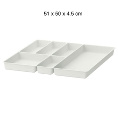 Khay đựng đồ chia ngăn IKEA STODJA kích thước phù hợp với ngăn kéo, phong cách hiện đại