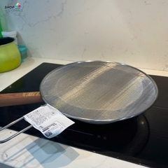 Vung chắn dầu mỡ IKEA KLOCKREN chắn mỡ bắn khi chiên rán không đọng hơi nước