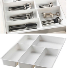 Khay đựng đồ chia ngăn IKEA STODJA kích thước phù hợp với ngăn kéo, phong cách hiện đại