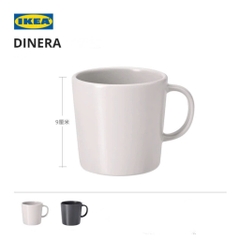 Cốc cafe IKEA DINERA sứ men mờ cao cấp thiết kế sang trọng
