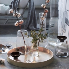 Bình thủy tinh cắm hoa, trang trí sáng tạo IKEA TIDVATTEN