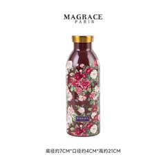 Chai giữ nhiệt MAGRACE PARIS nắp bằng dung tích 500 ml