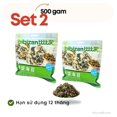 Rong biển trộn cơm ăn liền Bibizan gói túi zip 250g