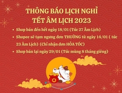 THÔNG BÁO LỊCH NGHỈ TẾT ÂM LỊCH 2023
