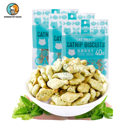 Snack Bánh Thưởng Cỏ Mèo Catnip Thơm Ngon Cho Mèo 40g