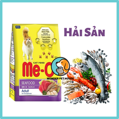 Hạt khô Mèo Me-o Meo vị cá ngừ hải sản cá thu đồ ăn mèo trưởng thành 350g
