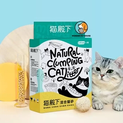 Cát vệ sinh đậu nành, gỗ cho mèo Cature nội địa Trung cho mèo 6L 2.4kg