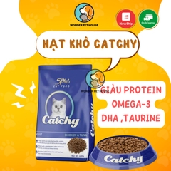 Hạt khô Catchy 5Plus vị gà & cá ngừ