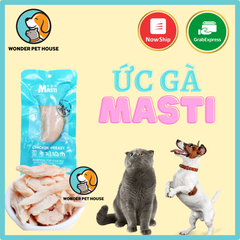 Ức gà tươi Masti cho thú cưng - Snack cho thú cưng