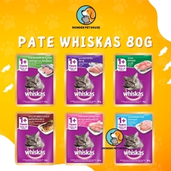 Pate Whiskas Pate 80g - Món ngon bổ dưỡng cho Mèo Cưng, Giàu dinh dưỡng.