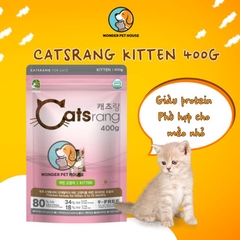 Catsrang Kitten 400g - Thức ăn hạt cho mèo con 1-12 tháng tuổi - Giúp phát triển toàn diện