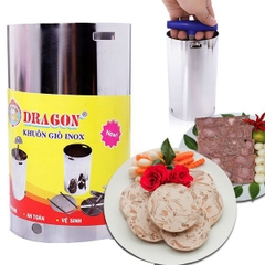 Bộ 2 khuôn làm giò chả Inox cao cấp Loại 0.5kg và 1kg Hàng Chính Hãng