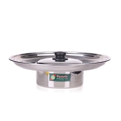 Nồi lẩu sống - lẩu mâm inox 20 cm (Luôn vành 42 cm)