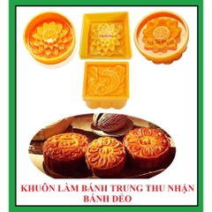 Khuôn Làm Bánh Trung Thu , Bánh Dẻo , Xôi Nén , Bánh Bột Truyền Thống kiểu dáng đa dạng đẹp mắt - GIAO MẪU NGẪU NHIÊN