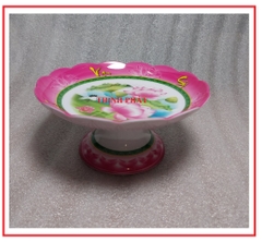 Dĩa chưng trái cây - chò chưng ngũ quả nhựa melamine đủ size GIAO MÀU NGẪU NHIÊN