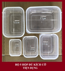 Bộ hộp đựng thực phẩm bầu Song Long Hàng Chính Hãng