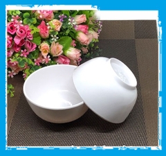 Bộ 10 CHÉN NHỰA MELAMINE TRẮNG CAO CẤP HÀNG CHÍNH HÃNG