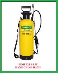 Bình xịt tưới cây 8 lít béc xoay 180 độ Dudaco Hàng Chính Hãng