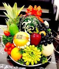 Mâm bồng - dĩa chưng ngũ quả gốm sứ Bát tràng đường kính 32cm, 36cm