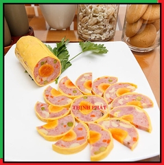 Bộ 2 khuôn làm giò chả Inox cao cấp Loại 0.5kg và 1kg Dragon Hàng Chính Hãng