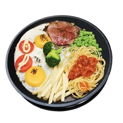 Bộ Chảo Gang Tròn Làm Bánh Mì Chảo , Bò Beefsteak , Cơm Xèo Đa Năng Size 20cm (Có Kèm Đế Lót Gỗ Tiện Lợi)