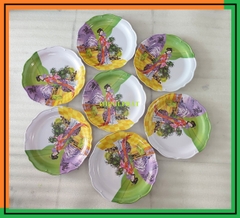 Mâm - Dĩa chưng ngũ quả ngày tết nhựa Melamine 30cm