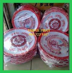 Mâm ngũ quả - Dĩa chưng ngũ quả ngày tết nhựa Melamine cao cấp 36cm-GIAO MÀU NGẪU NHIÊN