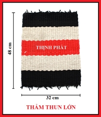 Thảm dậm chân - Thảm chùi chân vải thun  - Thảm Lau Chân Bằng Vải Thun Đan THẤM HÚT TỐT