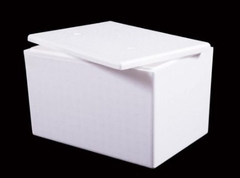 Thùng mút thùng xốp 31 x 22 x 24 cm dùng đóng hàng hóa đựng hải sản hoa quả rau củ trái cây trồng cây