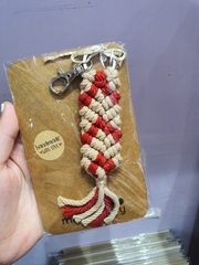 Móc chìa khoá macrame maru