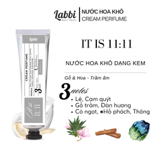 Nước hoa kem khô 30gr Labbi It Is 11:11