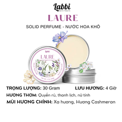 [SOLID PERFUME - NƯỚC HOA KHÔ] 30gr Labbi Laure