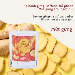 Nến Thơm Dzị 111gram mứt gừng
