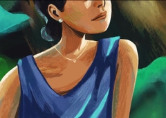 Tranh Pan A4 Cô gái