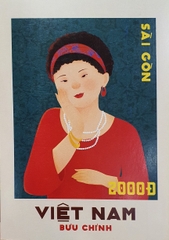 Tranh Hiền Tâm Hai Ngàn Đồng Cô Gái Áo Đỏ