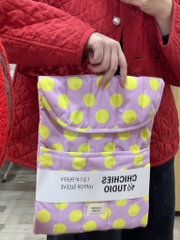 Polka Dot Party - Purple Túi đựng laptop 15 -16 inch ngăn phụ Chichies