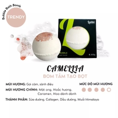Viên tắm tạo bọt 220gr Labbi Camellia