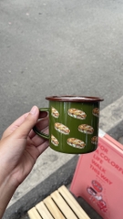 Cốc inox tráng men bánh mì Mai Lê x Líu Lô