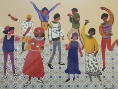 Tranh Tao A3 Dancing Kids