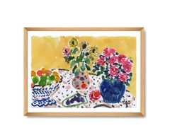 Tranh Tao Still Life À La 5 A4/ Stil Life With Flowers / Flower Love