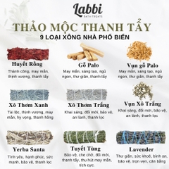 SAGE & PALO LABBI XÔ CHAKRA 7 MÀU
