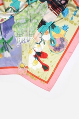 Khăn bandana 85*85 custard apple Tò He